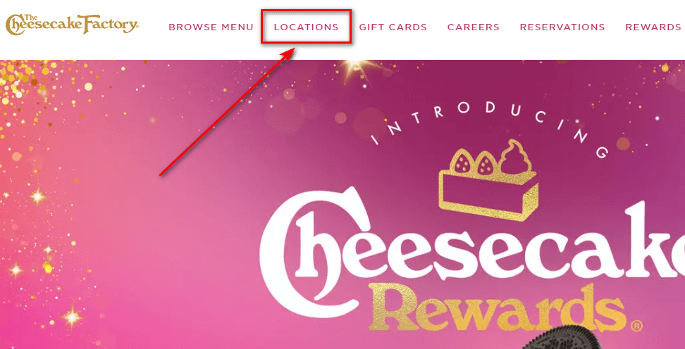 The Cheesecake Factory Website Locations 