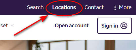 Find the Bank & ATM Locator on Truist Website