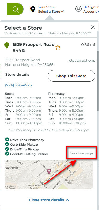 See the Store Page For Your Nearby Rite Aid Pharmacy Details