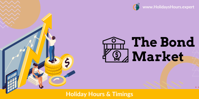 Bond Market Holiday Hours calendar