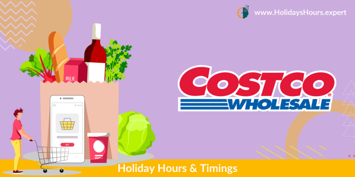 Costco Holiday Hours Calendar