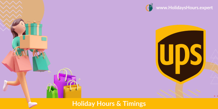 UPS Holiday Hours of Operation
